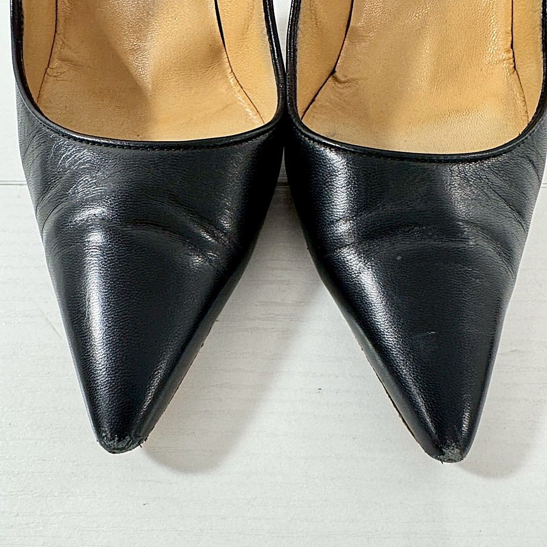 MANOLO BLAHNIK マノロブラニク レザー ハイヒール 38 - メルカリ