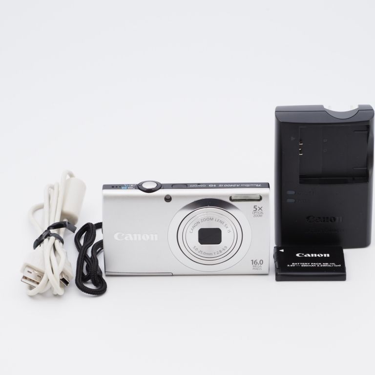 Canon キヤノン PowerShot A2400IS シルバー PSA2400IS(SL