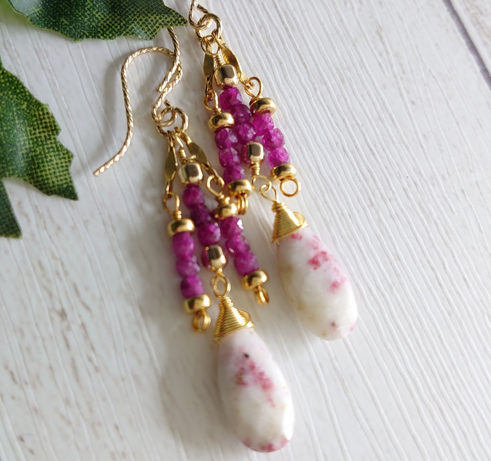 Ruby様専用】希少石エピドートインスキャポライトのネックレストップ