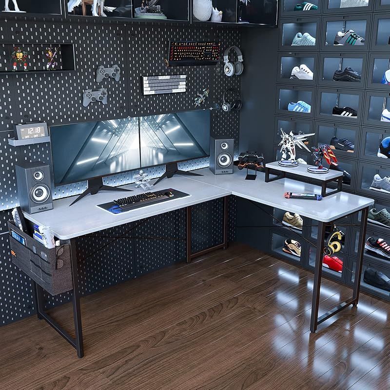 ODK l字デスク パソコンデスク ゲーミングデスク L字型 コーナーデスク