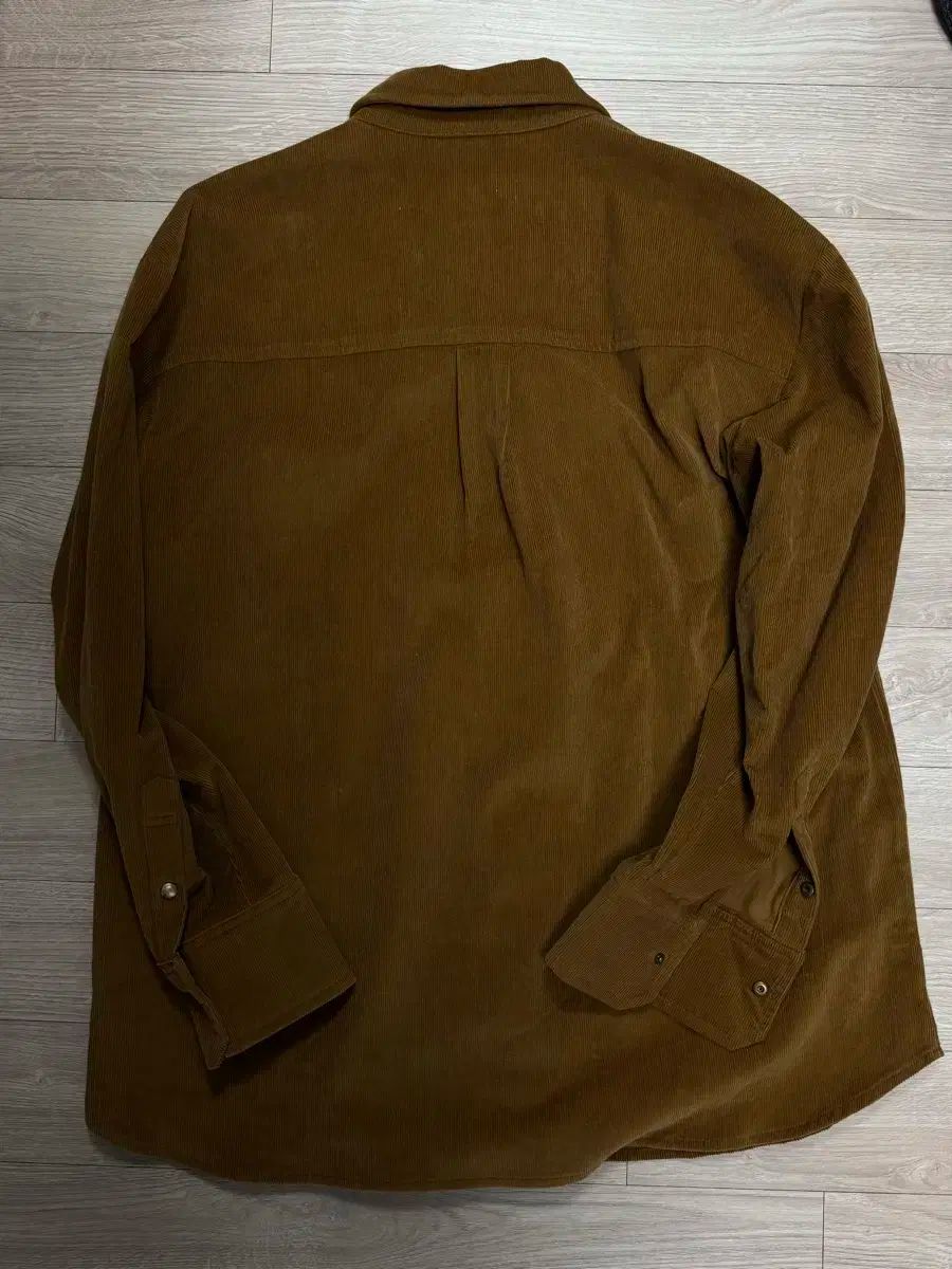  シエンヌ コーデュロイ シャツ 茶色 長袖 シャツ ブラウス