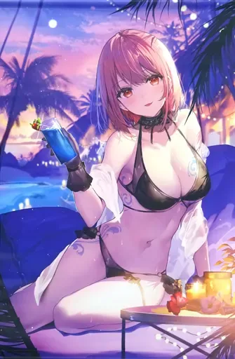 ●necomi イラスト『バカンスをもう一杯』完成品フィギュア● 美少女フィギュア】necömiイラスト バカンスをもう一杯 完成品