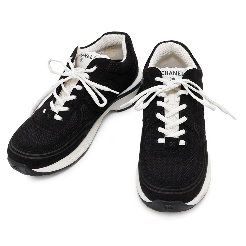 シャネル スニーカー ココマーク スエード メンズサイズ43 G45078