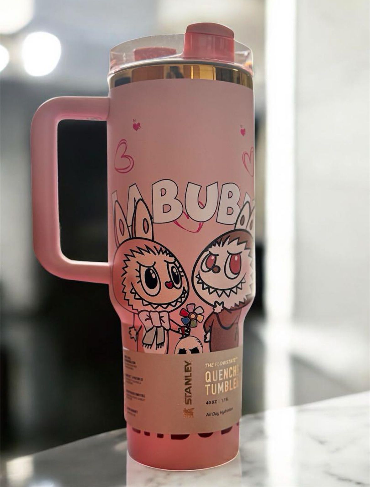 Stanley タンブラー 大容量 Labubuデザイン 40oz Stanley X