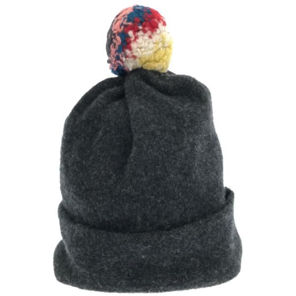 ジョーゴードン スコットランド製 ニット帽 ポンポン ラムウール Jo