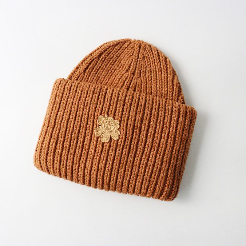 マリメッコ marimekko Ludia Solid Beanie ルディア ソリッド ビーニー∥ブラウン系 ニットキャップ 帽子 レディース 2400014618679