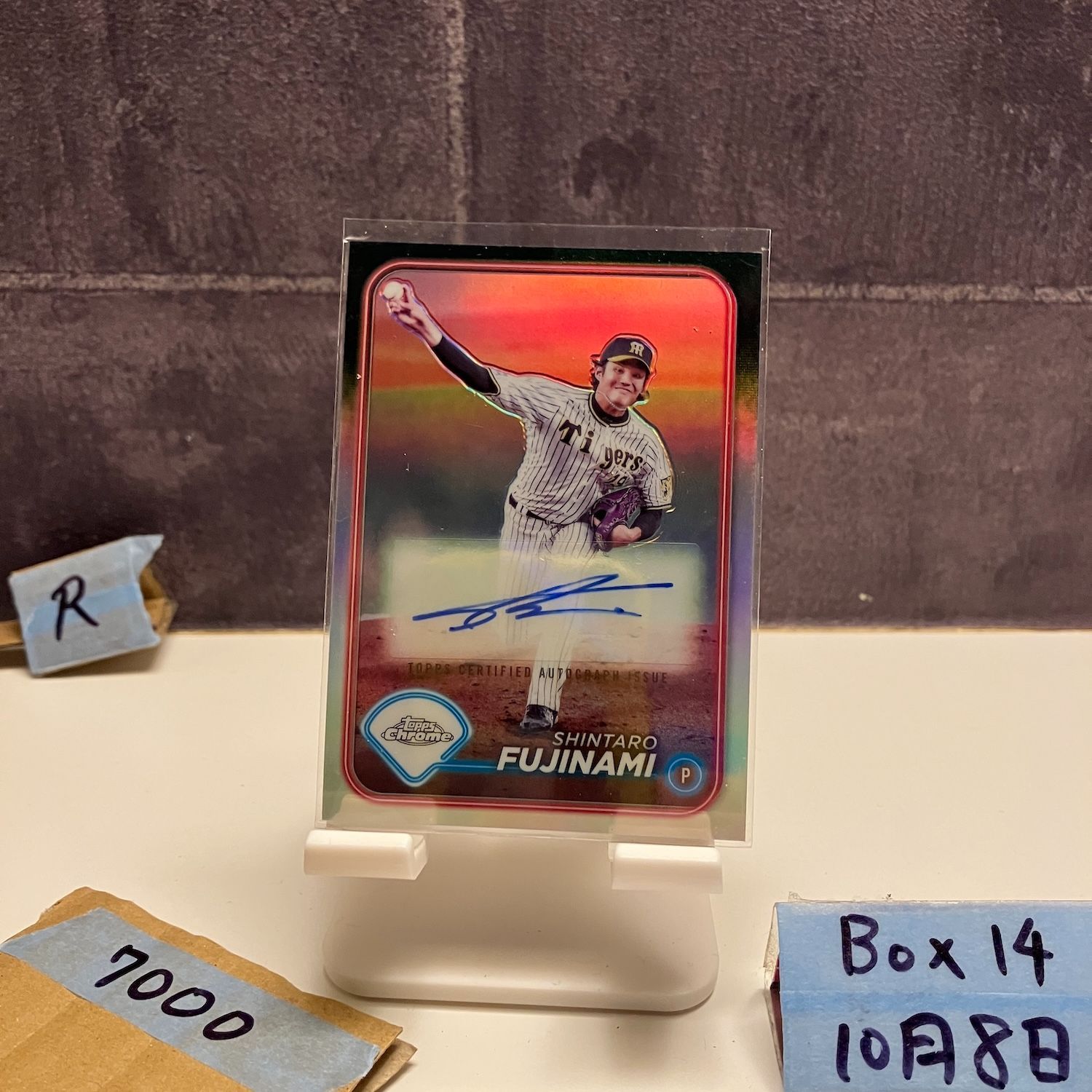 阪神タイガース 藤浪晋太郎 直筆サインカード 藤浪晋太郎/阪神