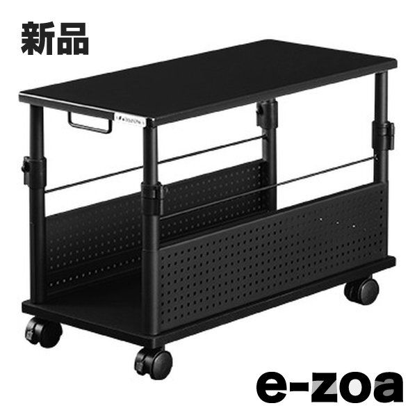 Bauhutte バウヒュッテ 昇降式Ｌ字デスク ロータイプ|幅320mm×奥行670mm|ブラック BHD-670L-BK 2448357