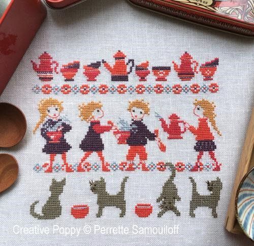 Moria Blackburnクロスステッチキットbeehive sampler クロスステッチ