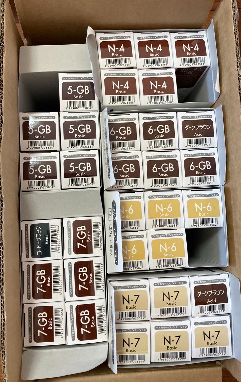 決算の為、在庫処分 33本セット☆プロ専用！業務用 ☆hrf ヘアカラー