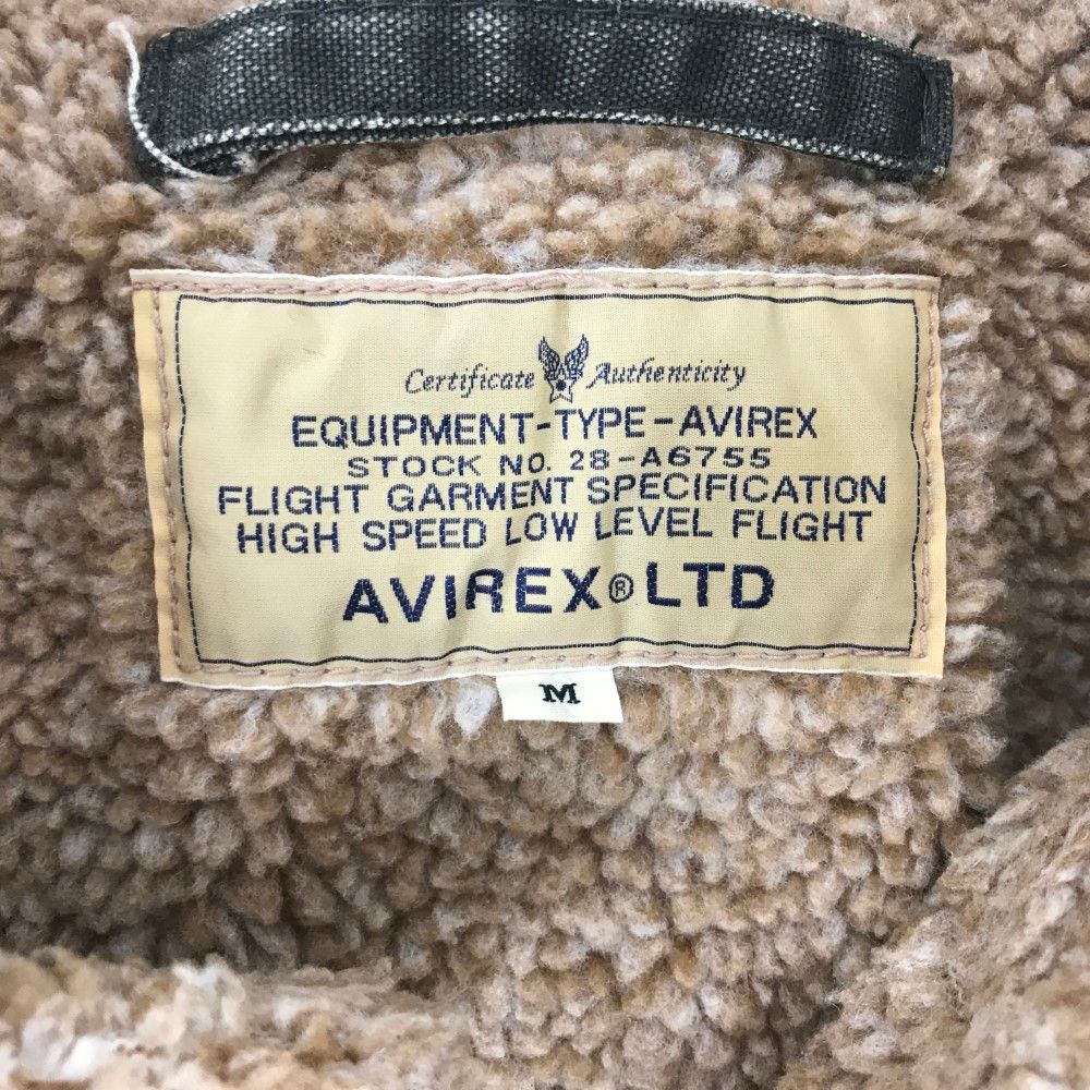 07w9662 AVIREX(アヴィレックス) フライトジャケット Mサイズ 【中古品】 - メルカリ