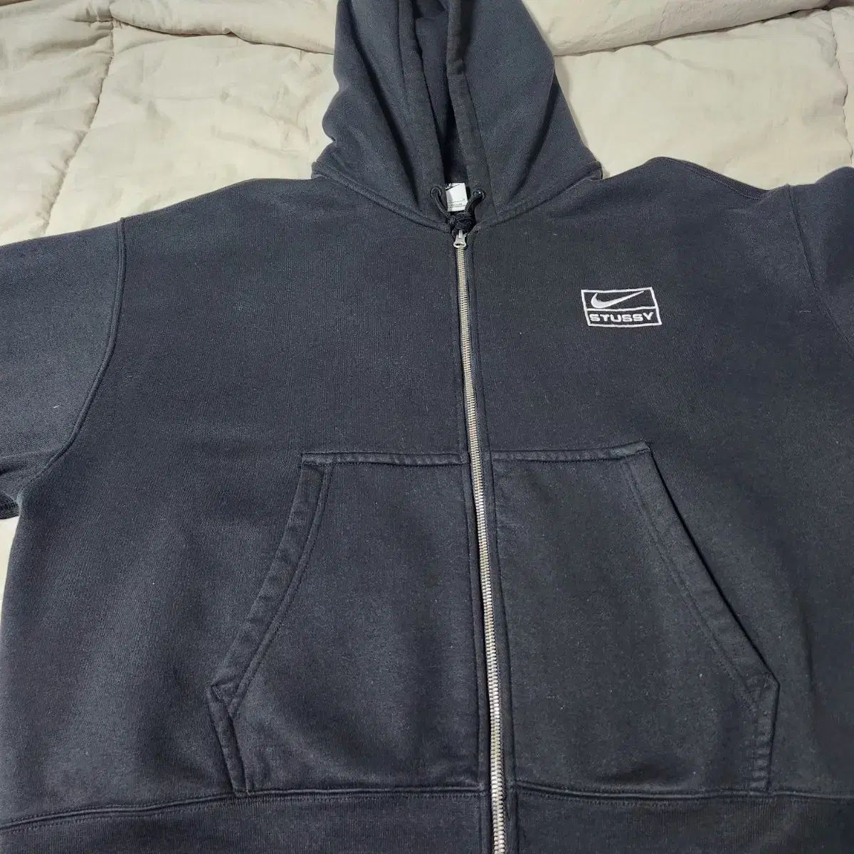 Nike ナイキ STUSSY ステューシー ジップアップ L 黒
