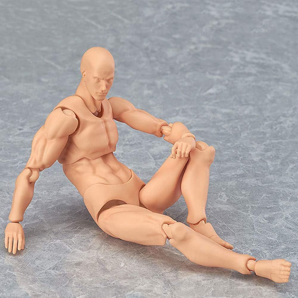 【デッサン人形　モデル A2305 X】 男女セット 人形 デッサン人形 デッサンモデル 男女2体セット デッサン 人形