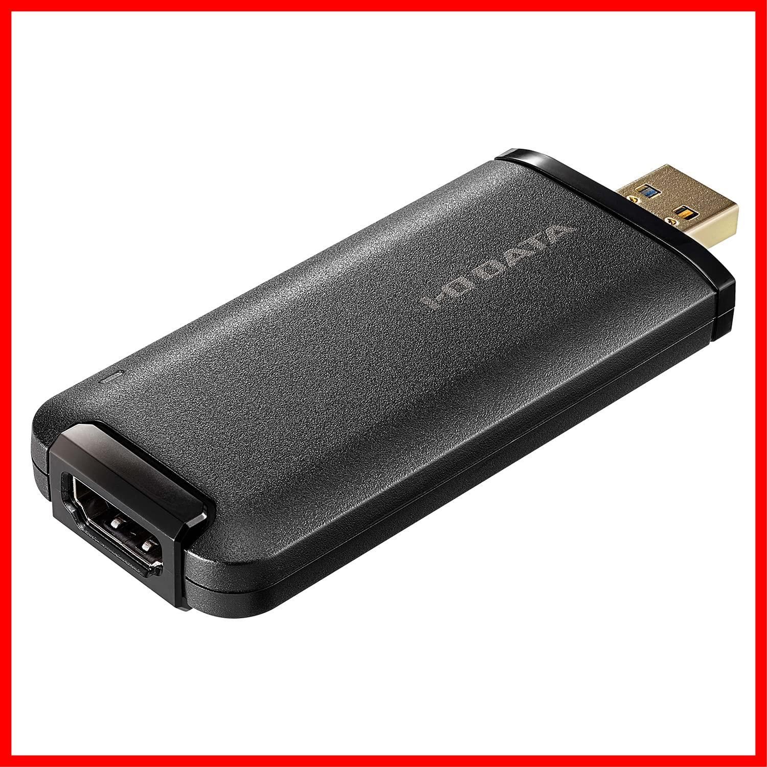 【在庫処分】GV-HUVC/4K 日本メーカー mac対応 UVC キャプチャーボード Web会議 テレワーク ライブ配信 [4K対応] HDMI変換アダプター USB アイ・オー・データ