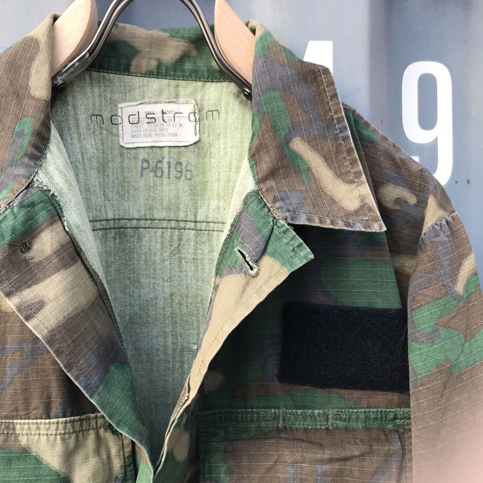 【物流センター】 中古 その他アウター レア！70～80年代 希少 DEFENCE PERSONNEL SUPPORT CENTER リーフパターン U.S.ARMY リーフカモ ファティーグジャケット その他 【906】