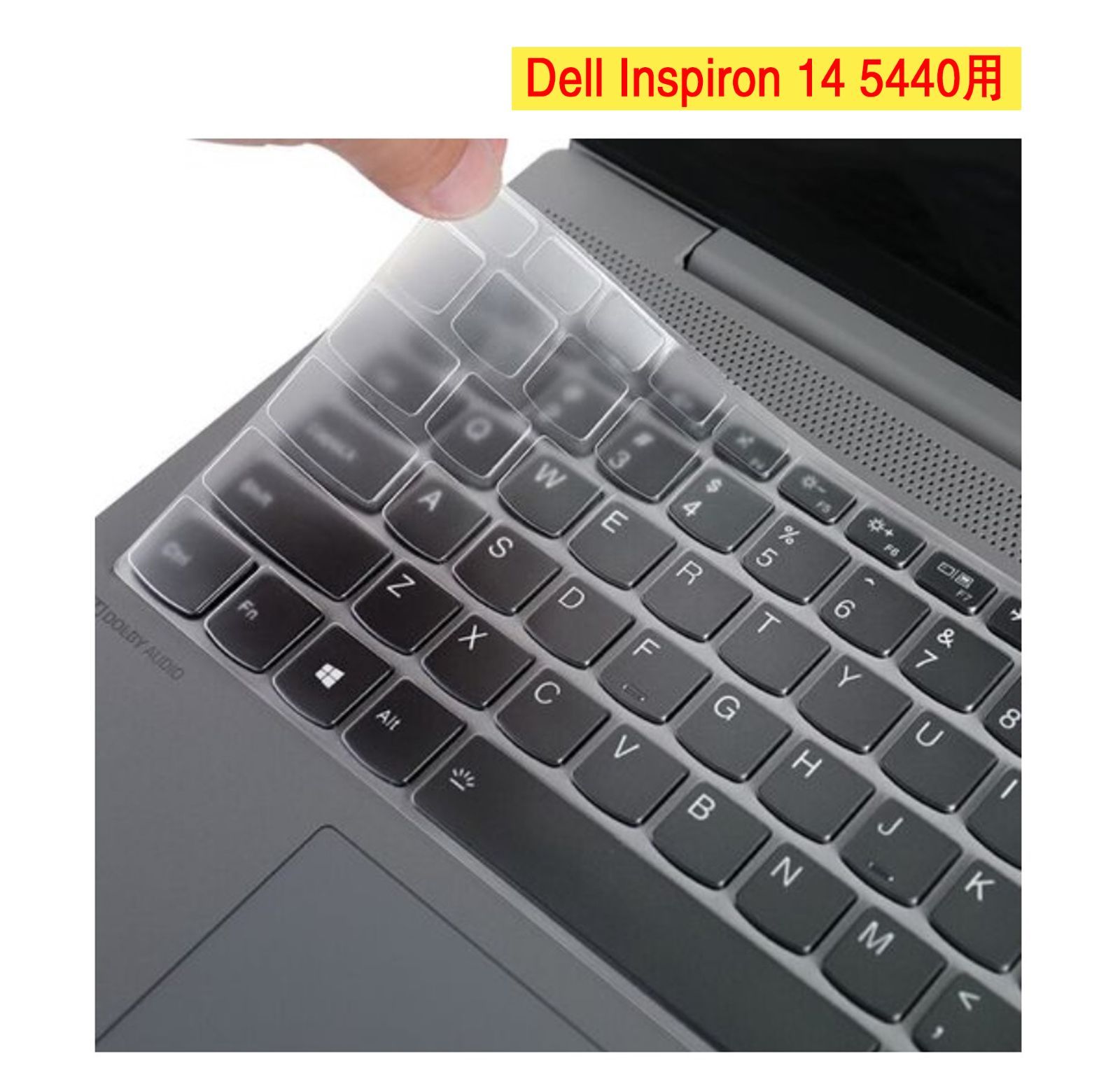 DELL inspiron 14 5440 キーボードカバー透明＊新品 - メルカリ