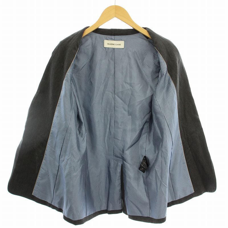ドゥーズィエムクラス DEUXIEME CLASSE ノーカラージャケット 12