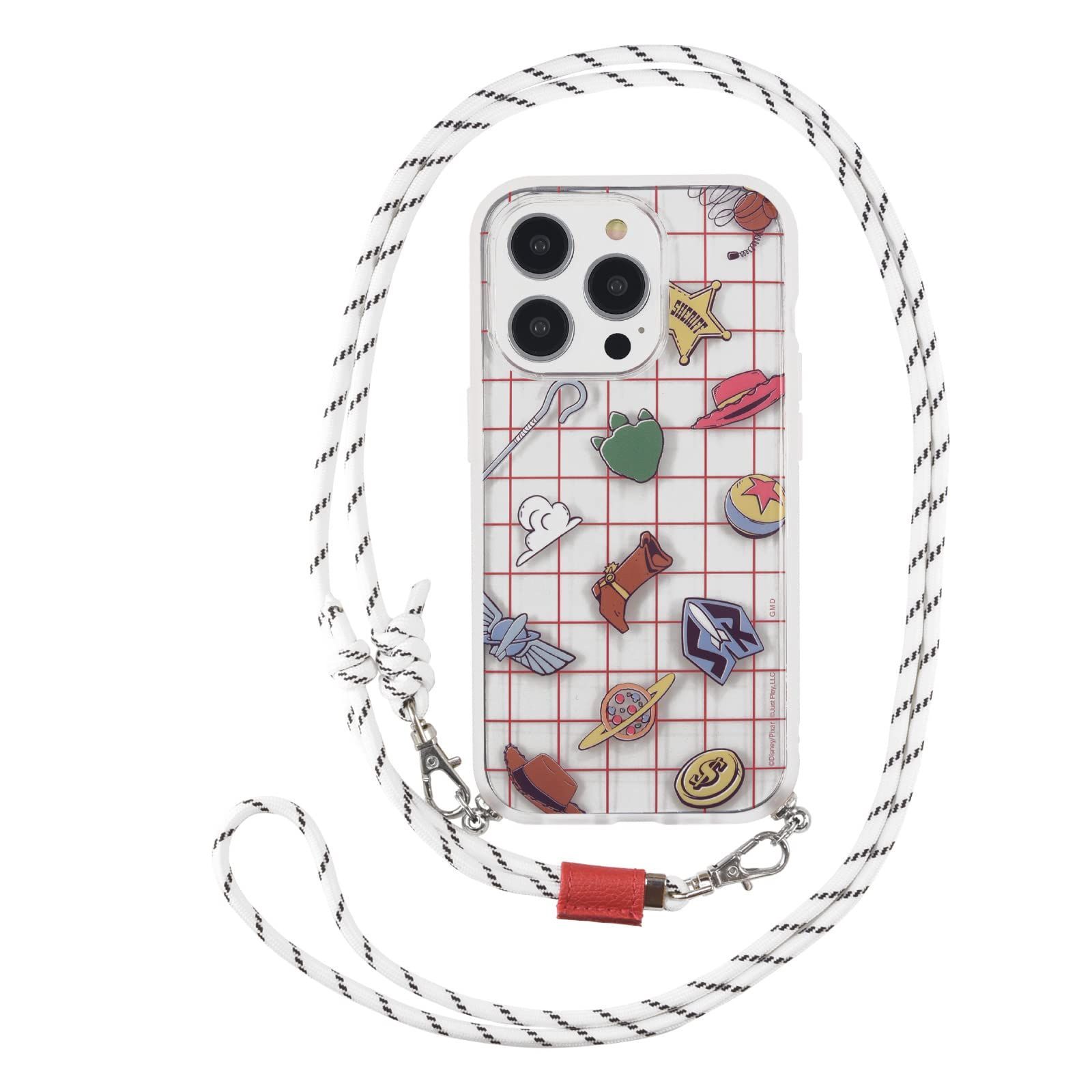 【在庫処分】グルマンディーズ ディズニーキャラクター IIIIfit Loop iPhone 14 Pro / 13 Pro (6.1インチ) 対応 ケース トイ・ストーリー DNG-45TS