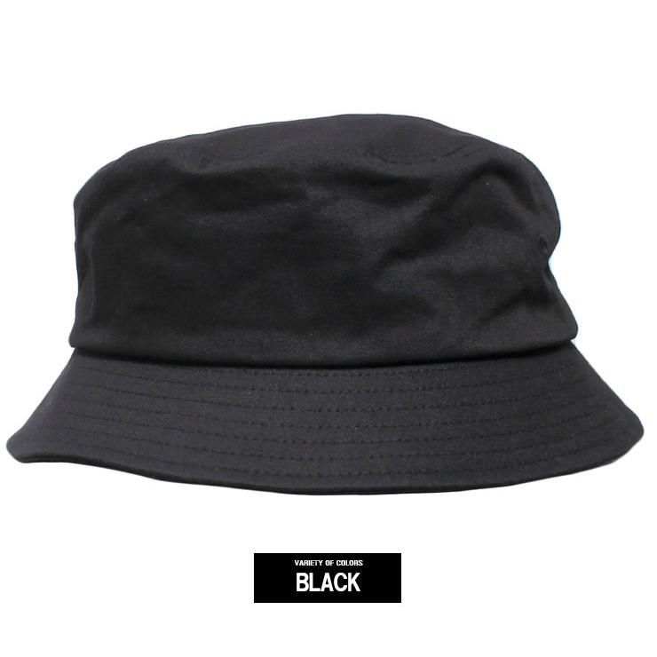 新品】 【F(58cm)～XL(61cm) ブラック】 バケットハット メンズ 大きい