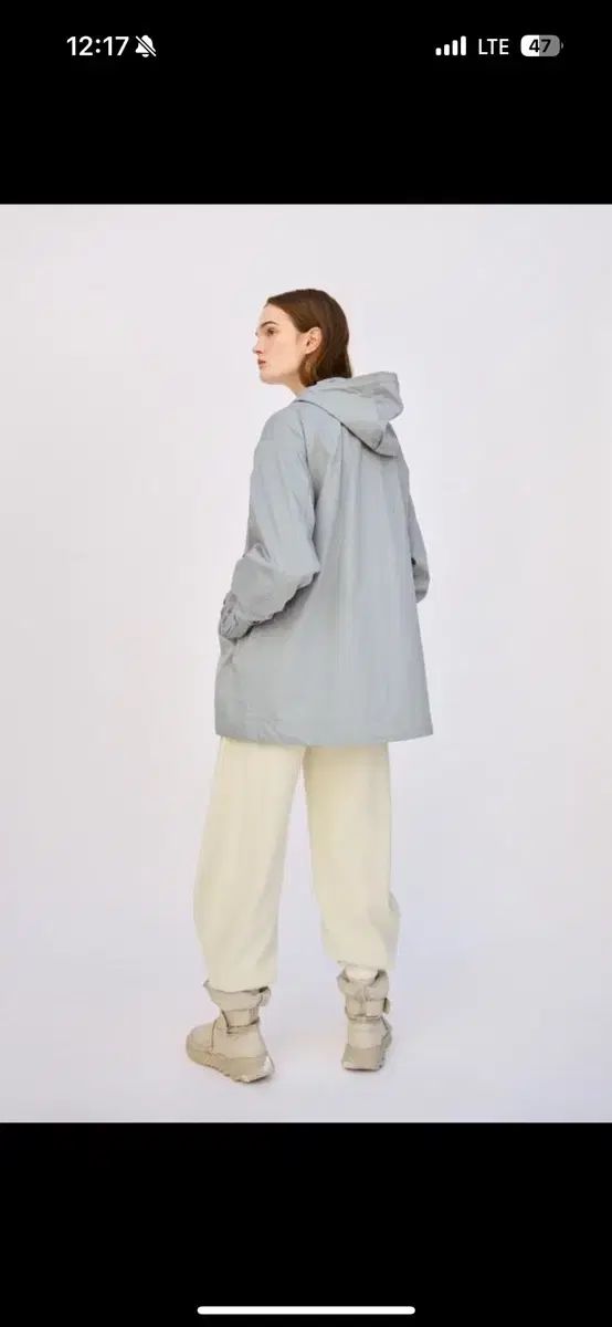 and wander ✖️ zara フード付きパーカーアウター