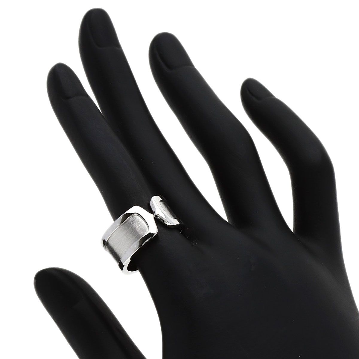 CARTIER カルティエ C2リング LM 53 リング 指輪 K18WG レディース SIROKUMA-CORPORATION_COM