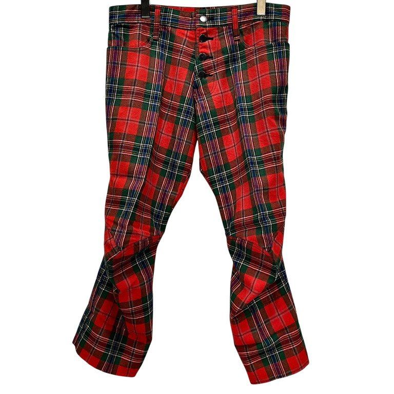 Christopher Nemeth クリストファーネメス チェックパンツ Christopher Nemeth ウールフランネルタータンチェック