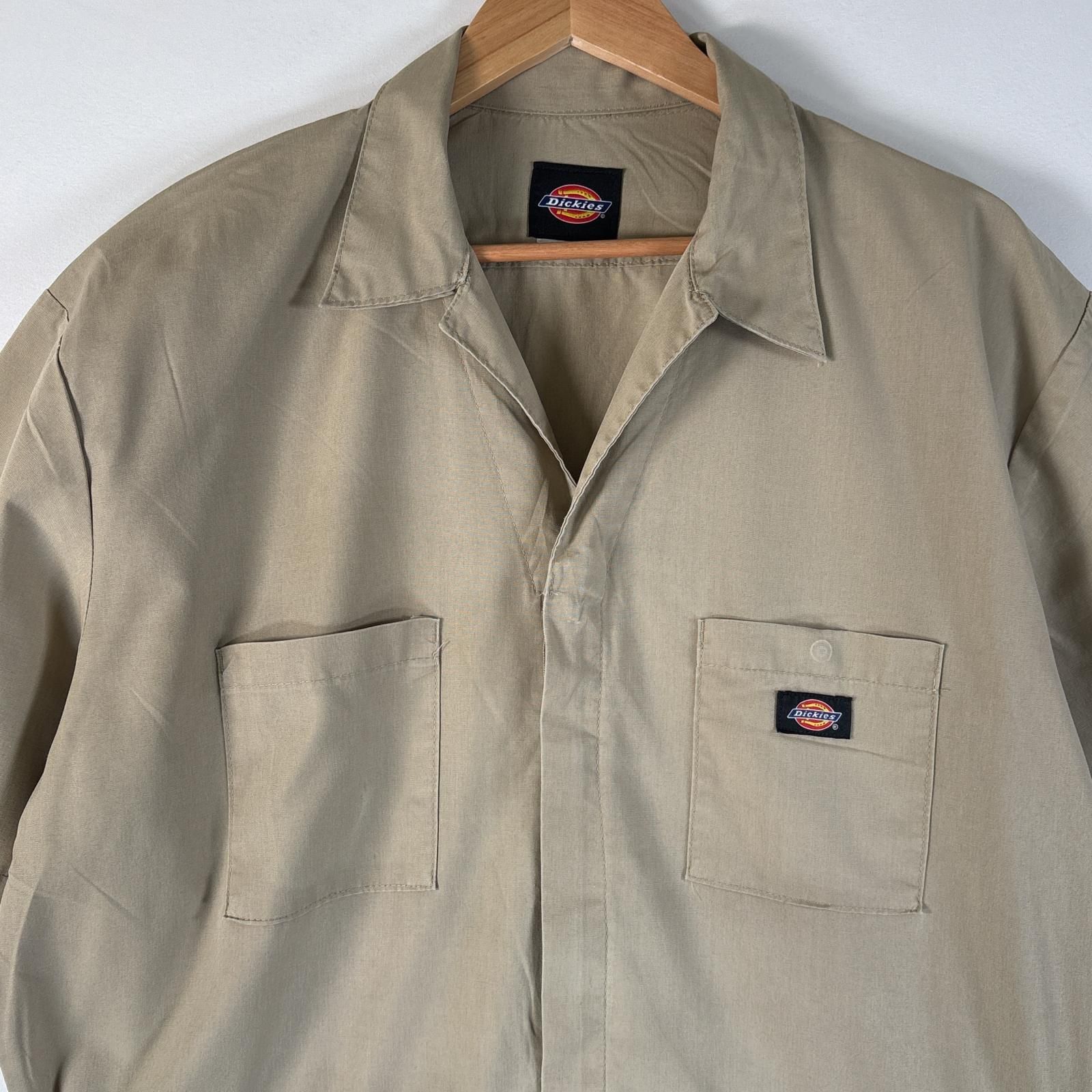 古着 ディッキーズ Dickies 半袖つなぎ オールインワン ワーク