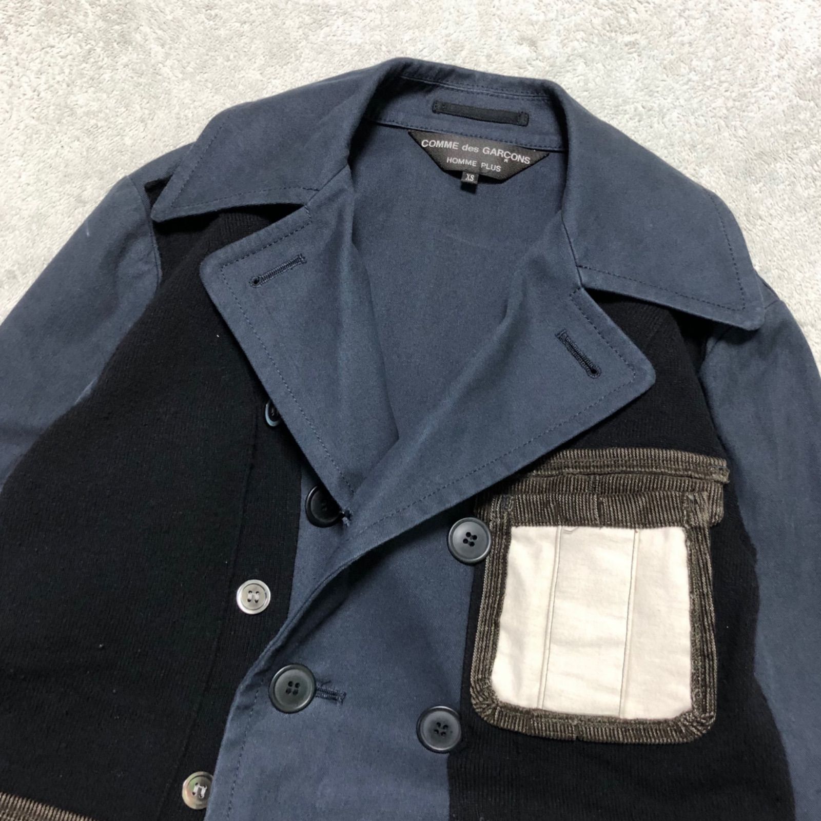 COMME des GARCONS HOMME PLUS 10SS ドッキングコート ダブルブレスト