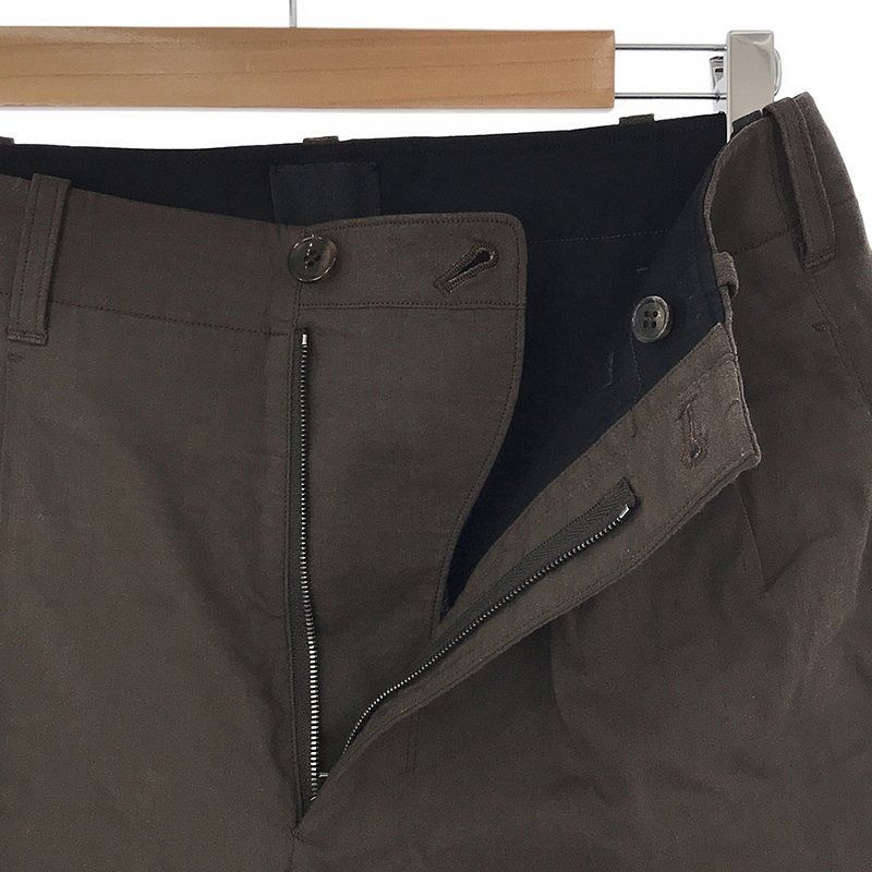 美品】 山内 / ヤマウチ | 2タック デッドストックリネン ツータック