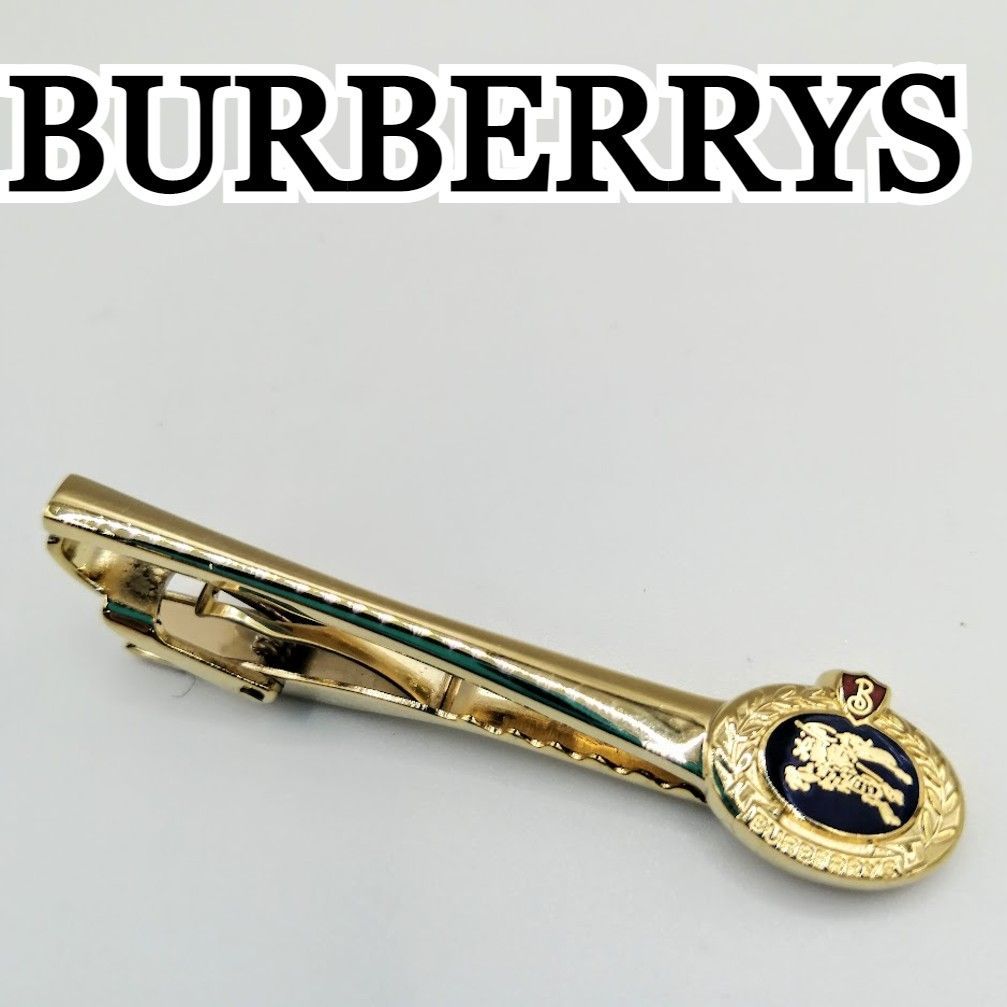 新品未使用 バーバリー Burberrys ネクタイピン タイピン ゴールド