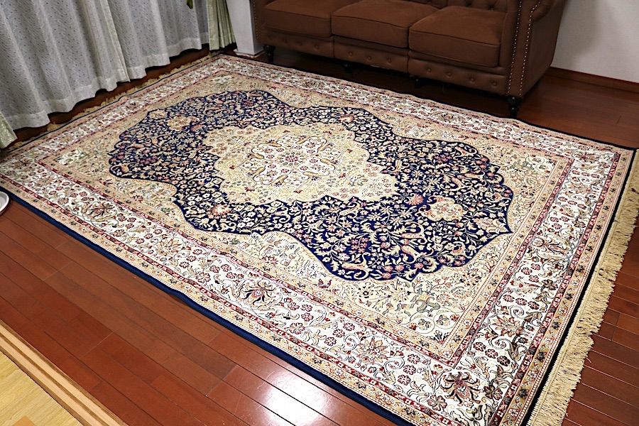 ペルシャ柄絨毯 200×290  ラグ カーペット  訳あり ペルシャ柄絨毯 200×290 新品未使用 大判ラグ カーペット