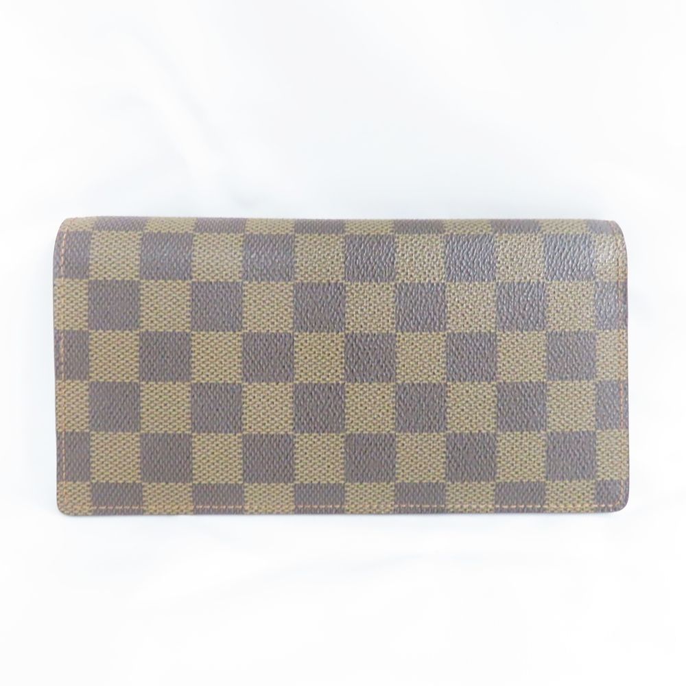 Ts548561 ルイ ヴィトン 長財布 ポルトフォイユ ブラザ ダミエ N60017 メンズ LOUIS VUITTON