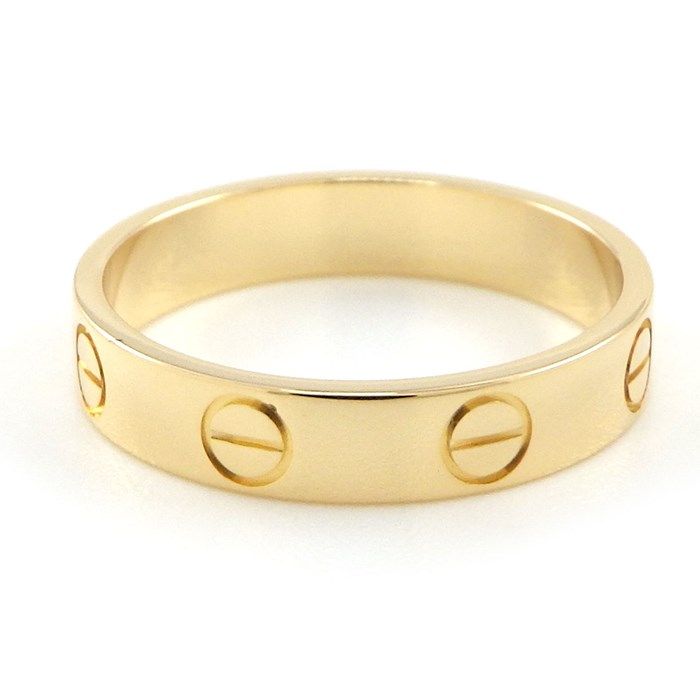 カルティエ Cartier リング ラブ スモールモデル SM B4085050 K18YG 10  