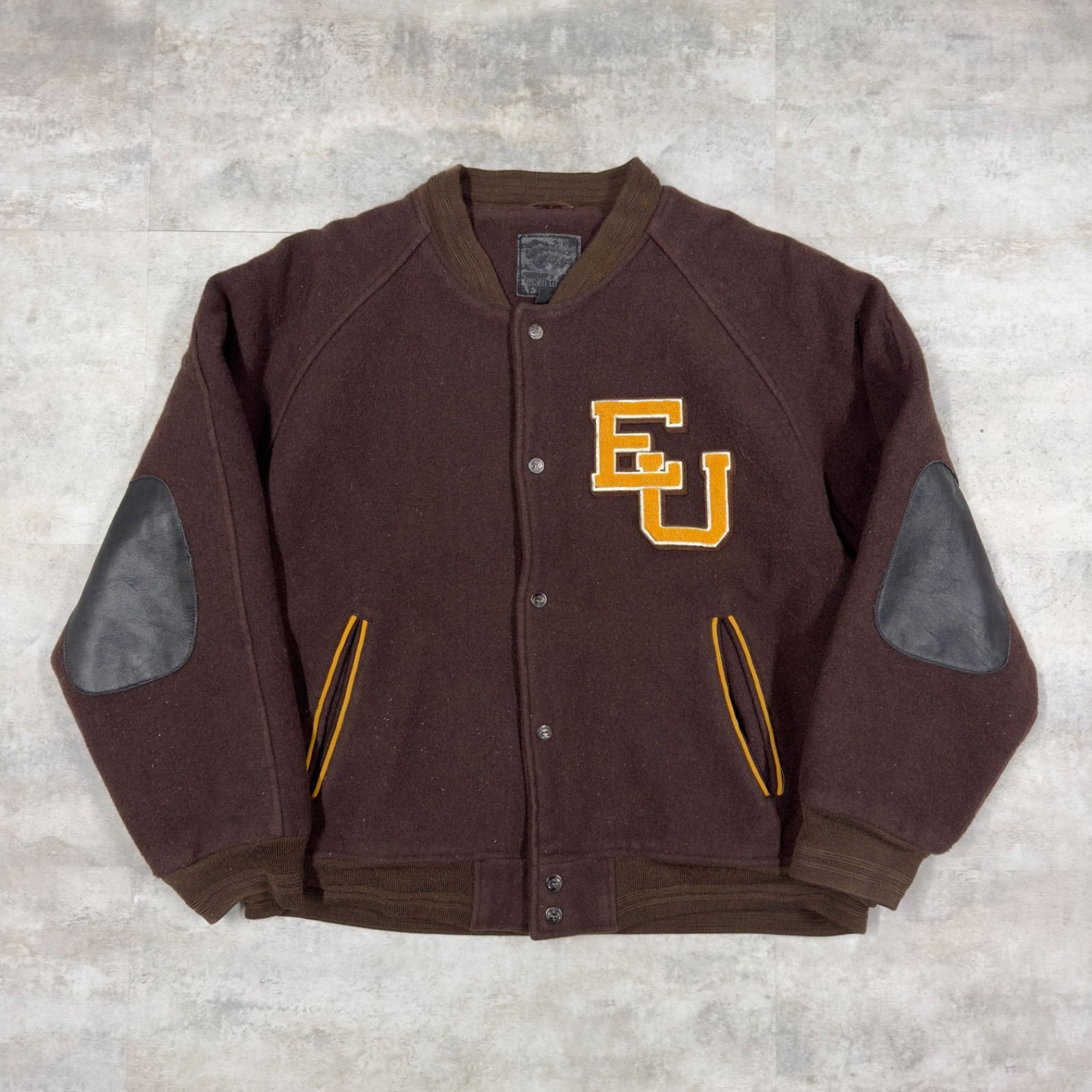 ECKO UNLTD. ウールスタジャン　B系 hiphop エルボーパッチ ECKO UNLTD. ウールスタジャンB系 hiphop エルボーパッチ
