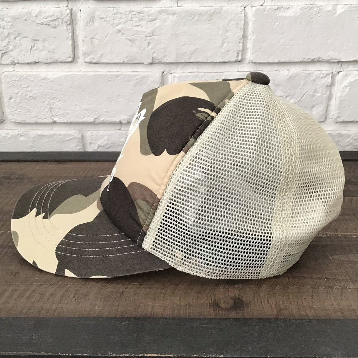 ひ*う様 A BATHING APE メッシュキャップ 迷彩 カモ柄 BAPE ひ*う様 A BATHING APE メッシュキャップ 迷彩 カモ柄 BAPE a