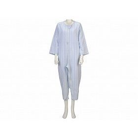 竹虎 ソフトケアねまき 両開きファスナー 薄手 ブルー S 人気 105892