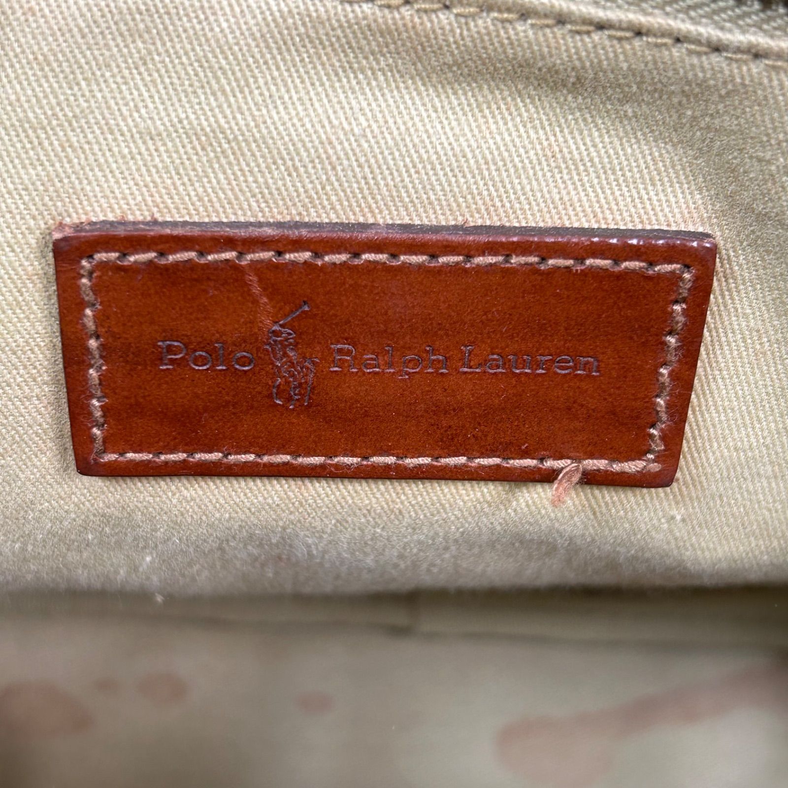 H724 polo Ralph Lauren ポロラルフローレン　ショルダーバッグ　メッセンジャーバッグ　大容量　チェック柄　メンズ　男性用