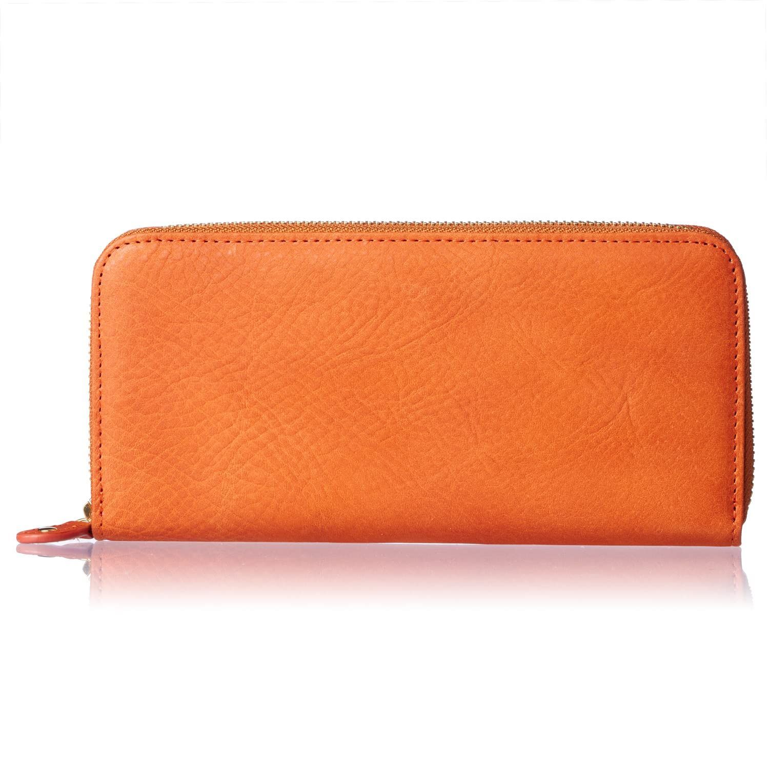 Orange VOICE Align アライン イタリア mb pellme 社製 牛革 Bogota メンズ 長財布 技あり 使いやすい カード縦型収納 大型小銭入 Safari掲載商品プレゼント ギフト箱入り Orange オレンジ