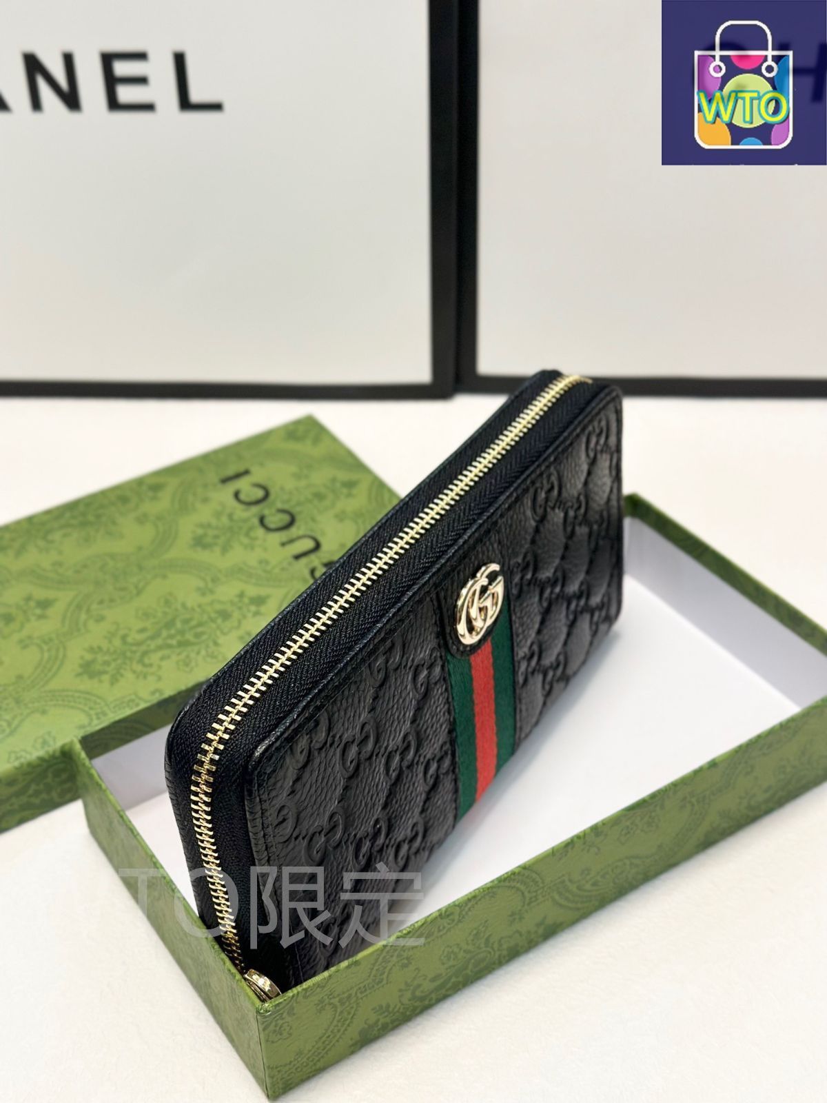 【新品未使用】　GUCCI 折り財布 モノグラムデザイン ベージュ GUCCI GGモノグラム 二つ折り財布 ベージュ/イエロー - メルカリ