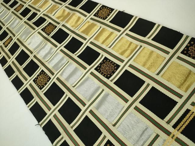 平和屋本店□極上 西陣 川島織物 爪掻き本綴れ 八寸名古屋帯