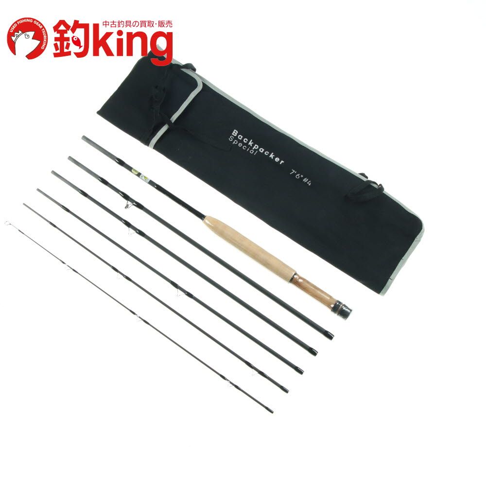 ティムコ ユーフレックス バックパッカー 764-6 X246M フライ ヤマメ ニジマス アマゴ イワナ フライロッド ロッド リール ルアー