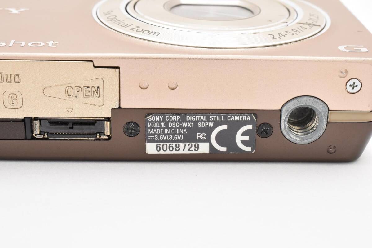 美品☆Cyber-shot コンパクトデジタルカメラ ゴールド☆DSC-WX1 DSC-WX1 | デジタルスチルカメラ Cyber-shot サイバーショット