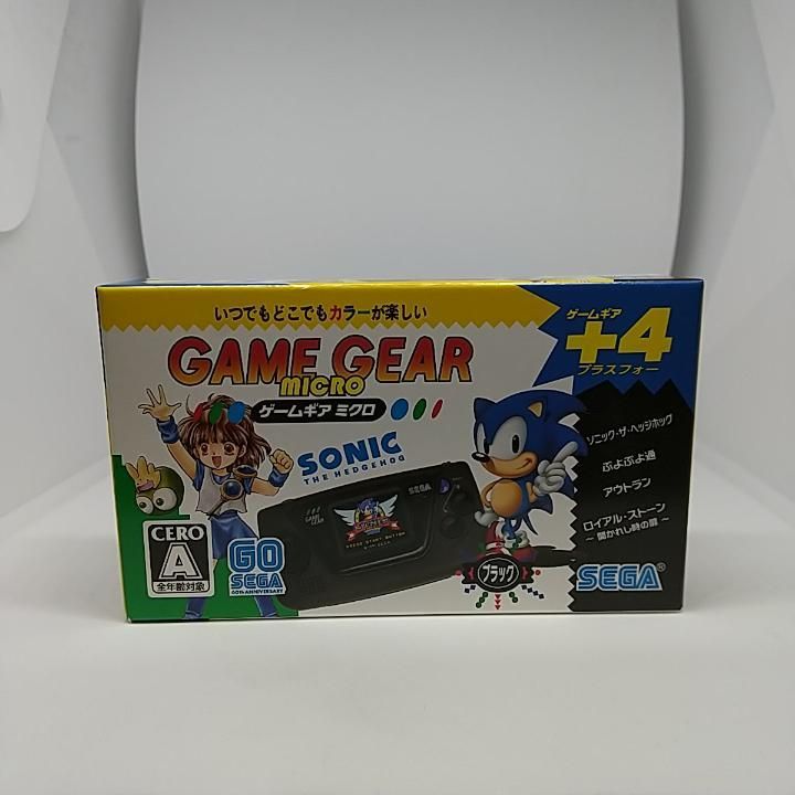 未開封　ゲームギアミクロ　ブラック 東店24-1894-2508】SEGA ゲームギアミクロ ブラック 未開封