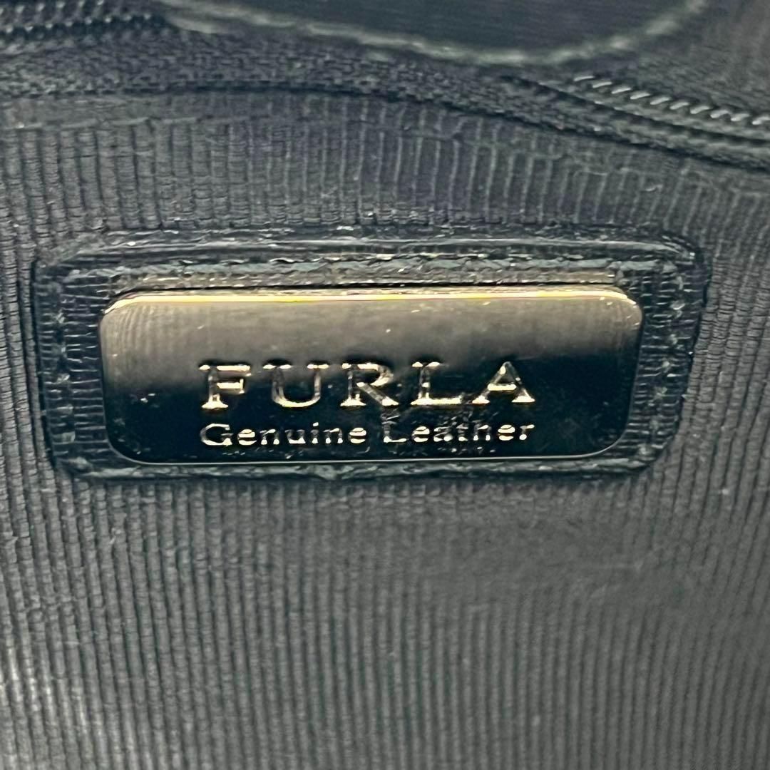 ✨️美品✨️FURLA リンダ レザー トートバッグ ブラック A4サイズ