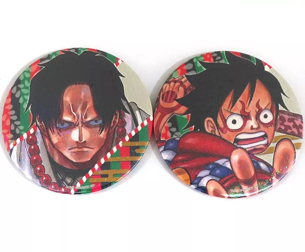 中古バッジ・ピンズ ポートガス・D・エース 「ワンピース “輩”缶