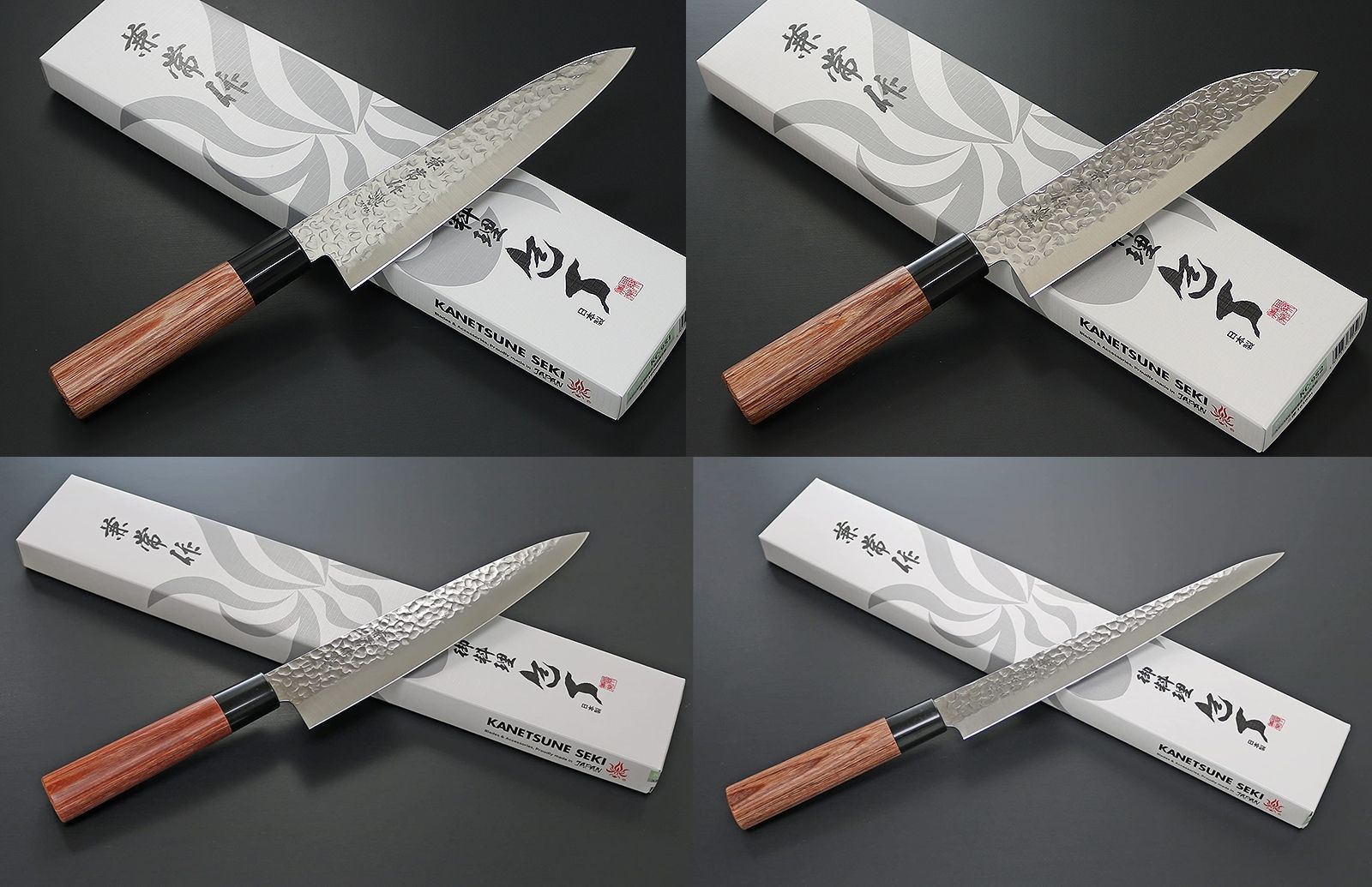 包丁 日本製 KC-951 牛刀 KC-952 三徳 KC-957 牛刀 KC-959 筋引セット 兼常作 ステン1K6 槌目磨き