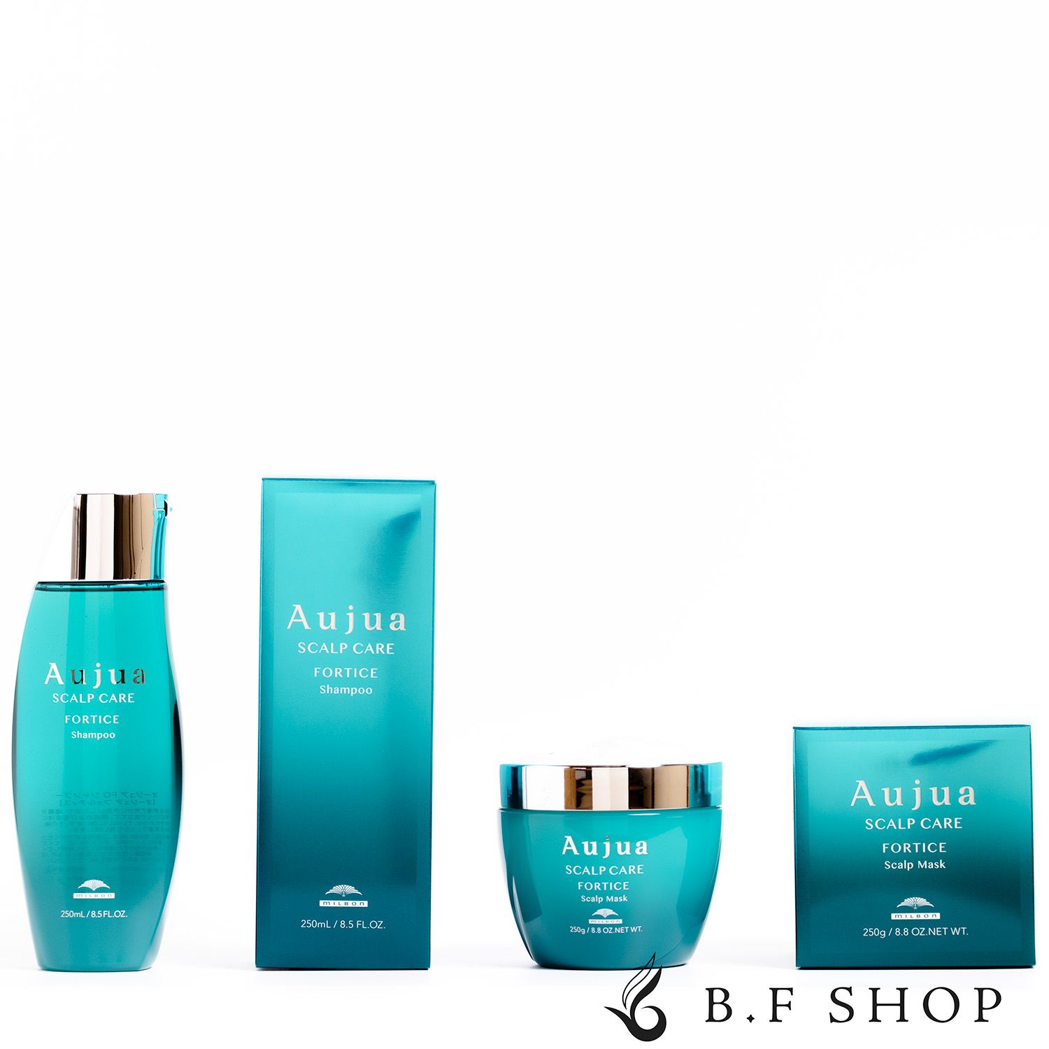 セット品 ミルボン オージュア フォルティス シャンプー - スカルプマスク 250ml トリートメント milbon aujua LSC