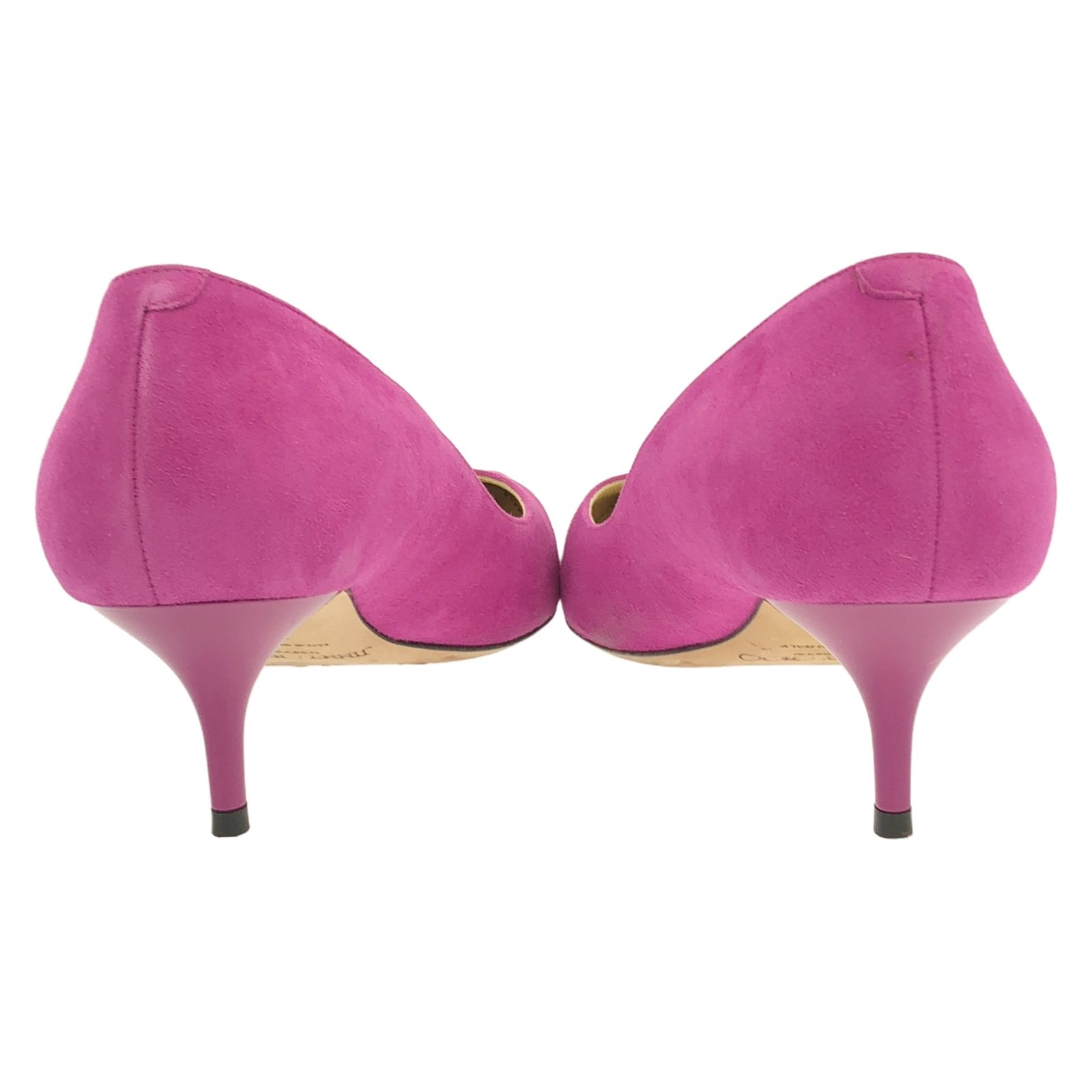 JIMMY CHOO ピンクパンプス　新品未使用 Rose Mix スエード&クリスタル ポインテッドトゥ パンプス