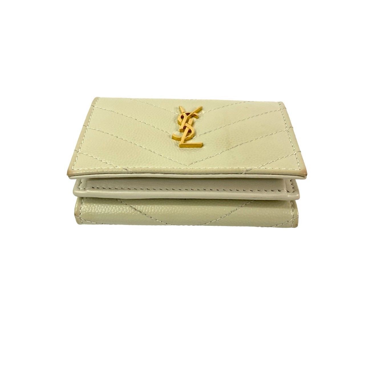 極 美品 箱 袋付き SAINT LAURENT PARIS サンローランパリ YSL ロゴ 
