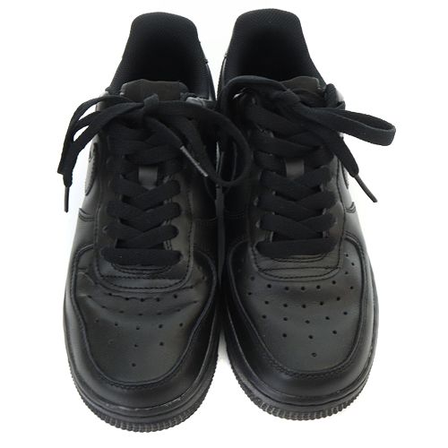 ナイキ NIKE エアフォース1 AIR FORCE 1 スニーカー レザー 23cm 黒 